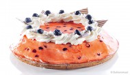 Bosbessen Bavaroisevlaai afbeelding